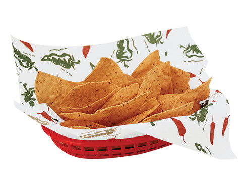 Bagcraft® Sandwich Basket Liner Sheet 12X12 IN Dry Wax Paper Southwest Grease Resistant 5000/Case
