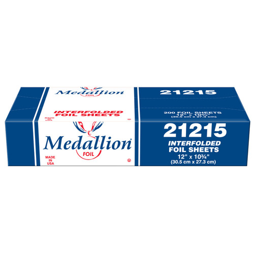 Foil Sheets 12X10.75 IN Aluminum Interfold 2400/Case