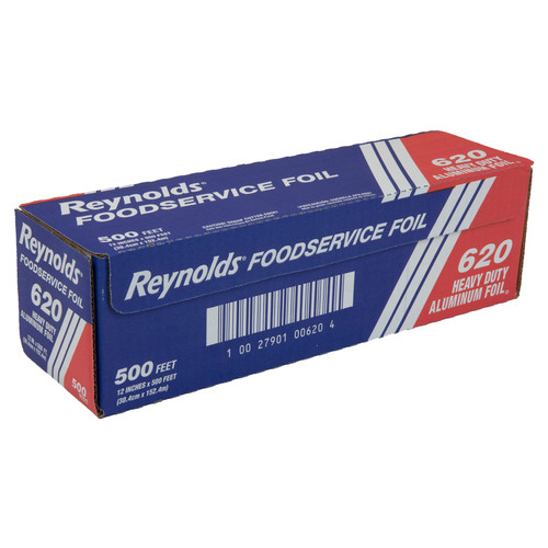 Foil Roll 12IN X500FT Aluminum Heavy Duty Silver 1/Roll