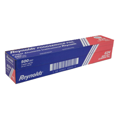Foil Roll 18IN X500FT Aluminum Heavy Duty Silver 1/Each