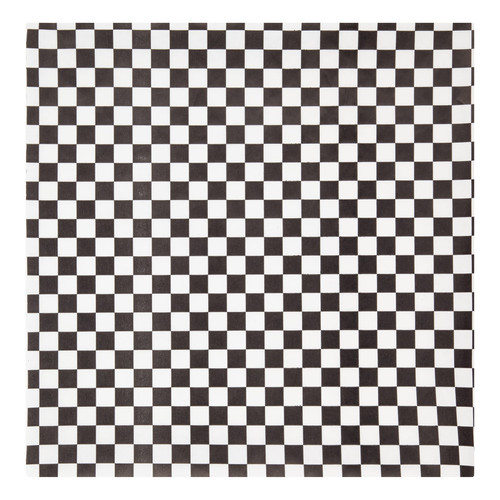 Bagcraft® Multi-Purpose Sheet 12X12 IN Paper Black White Check 5000/Case