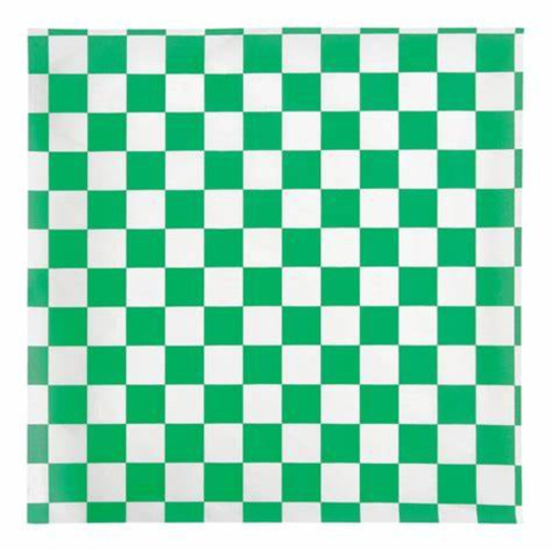 Wrap & Liner 12X12 IN Paper Green Check 5000/Case