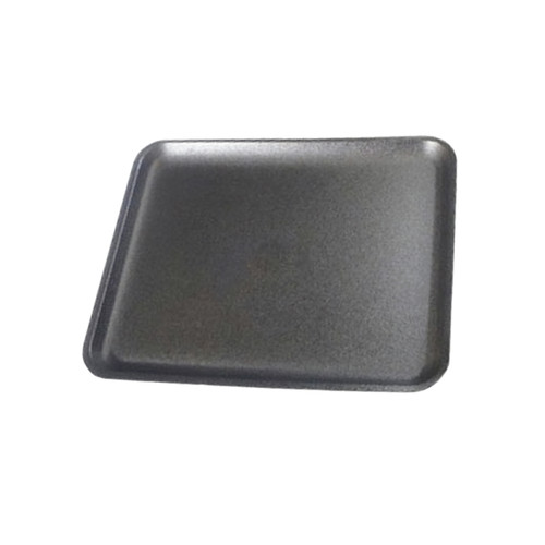 1014 Meat Tray 9.75X14X1 IN Polystyrene Foam Black Rectangle 100/Case