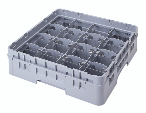 Camrack® Drying Rack Full Size 4.25 IN 16 Compartment Soft Gray 1/Each