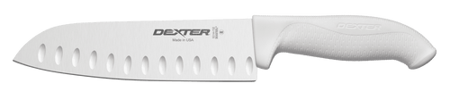 SofGrip Santoku Knife 7 IN White Duo-Edge 1/Each