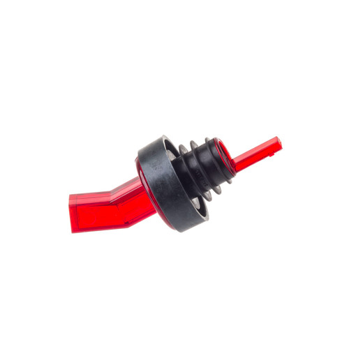Screen Em™ Liquor Pourer 1.32X1.32X3.2 IN SAN Red Dishwasher Safe 12/Pack