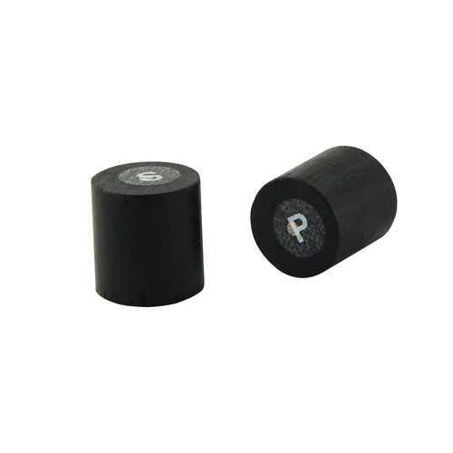 Salt & Pepper Shaker Mini 0.7X0.75 IN Bamboo Black Prefilled Reusable 10 Count/Pack 10 Packs/Case 100 Count/Case