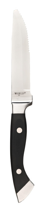 Stockyard Steak Knife 10.5 IN 13/0 Stainless Steel Carbon Steel Full Tang Blade 12/Case