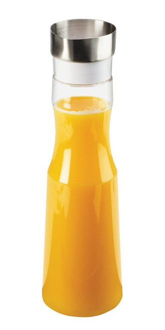 Carafe 1.5 L 51 OZ Polycarbonate (PC) Stainless Steel Clear With Lid 1/Each