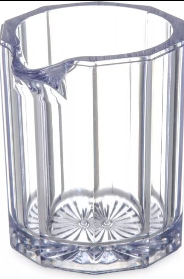 Carlisle Foodservice Products® Syrup Creamer Pitcher 2 FLOZ SAN Clear 36/Case