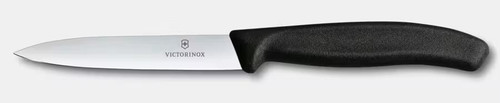 Paring Knife Straight Edge Pointed Tip Black Handle 1/Each