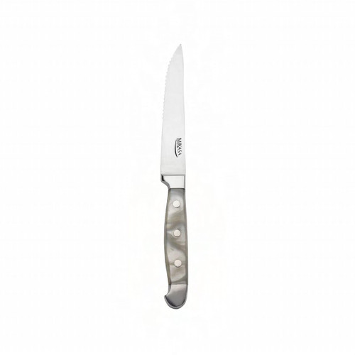 Mikasa Hospitality Williamsburg Collection Steak Knife 9.3 IN Stainless Steel Marble Design 12 Count/Case