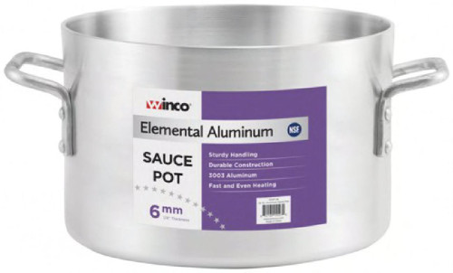 Sauce Pot 13.25X9 IN 20 QT 6MM Aluminum 1/Each