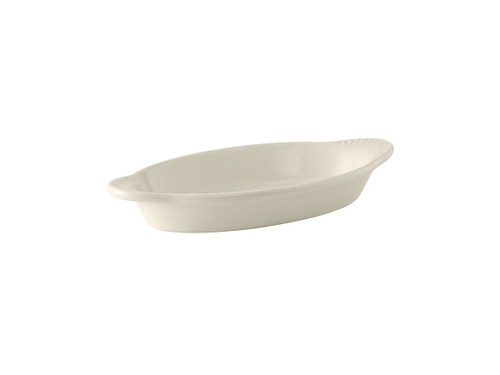 Welsh Rarebit 8 OZ China Eggshell Oblong Fully Vitrified Oven Safe Dishwasher Safe Microwave Oven Safe 12/Case
