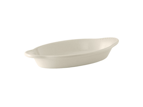 Welsh Rarebit 9.875 IN 12 OZ China Eggshell Oval Fully Vitrified Oven Safe Dishwasher Safe Microwave Oven Safe 12/Case