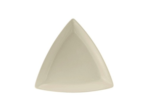 Plate 7.25 IN China Eggshell Triangle Fully Vitrified Oven Safe Dishwasher Safe Microwave Oven Safe 12/Case
