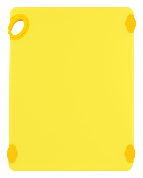 STATIK BOARD™ Cutting Board 20X15X0.625 IN Plastic Yellow With Hook Dishwasher Safe 1/Each