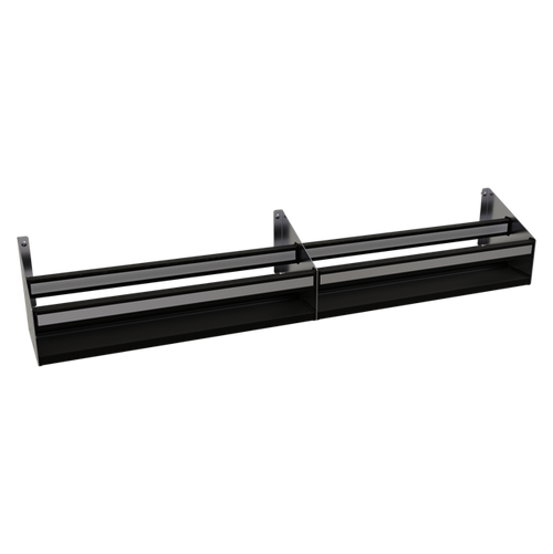 Speed Rail 60 IN Acrylonitrile Butadiene Styrene (ABS) Stainless Steel Double Open Step-and-Rail Design 1/Each