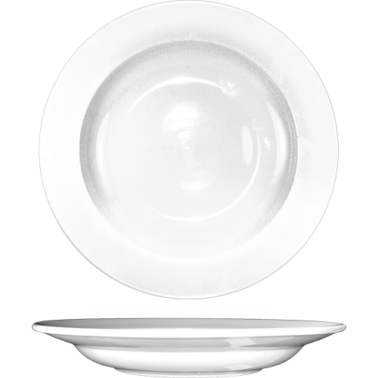 Dover™ Pasta Bowl 12X1.63 IN 20 OZ Porcelain European White Round 12/Case