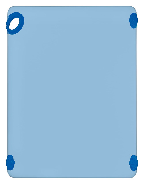 STATIK BOARD™ Cutting Board 24X18X0.625 IN Plastic Blue With Hook Dishwasher Safe 1/Each