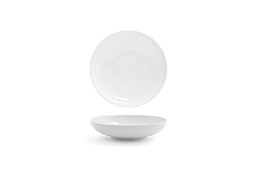 Harmony Bowl 9 IN 36 OZ Porcelain Bright White Round Low 6/Case