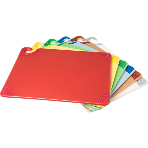 San Jamar Cutting Board 15X20 IN Assorted 6-Piece Set 1 Count/Case