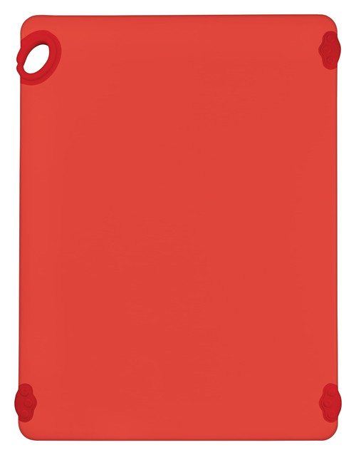 STATIK BOARD™ Cutting Board 24X18X0.625 IN Plastic Red With Hook Dishwasher Safe 1/Each