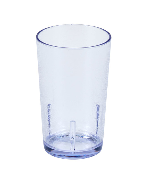 Del Mar® Tumbler 12 FLOZ Clear Crackle Design Dishwasher Safe 36/Case