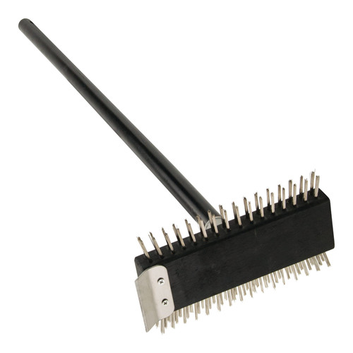 Broiler Brush 31.25X8.5X4.625 IN Metal Wire Double Sided 1/Each