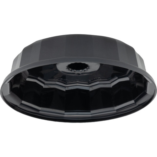 Dinex® Tropez® Plate Cover 7.75X2.25 IN Plastic Onyx High Temperature 12/Case