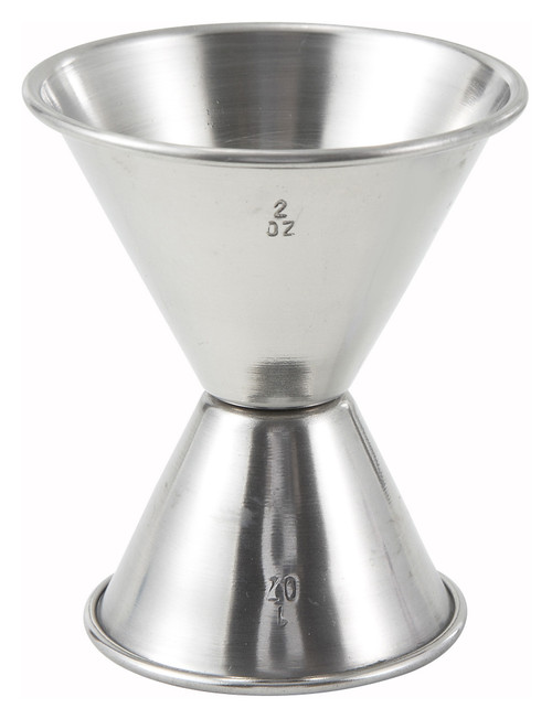 Jigger 1-2 FLOZ Stainless Steel 1/Each