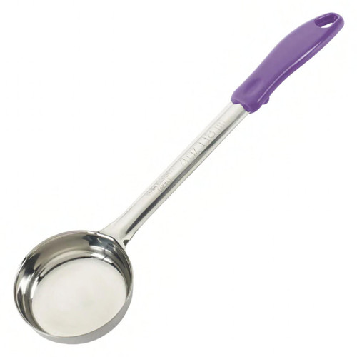 Portioner 4 OZ Stainless Steel Purple Solid Allergen-Free 1-Piece Color Coded Dishwasher Safe 12/Dozen