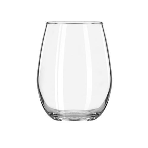 Wine Glass 9 FLOZ Glass Clear Stemless 12/Case