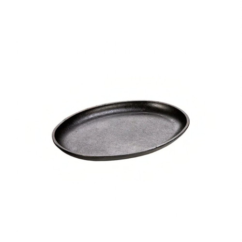 Griddle Cast Iron Oval No Handle Seasoned With 100% Natural Vegetable Oil 1/Each
