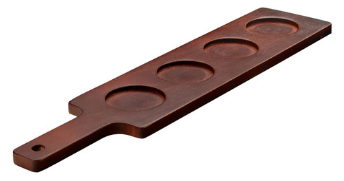 Tasting Flights Serving Paddle 16.88X3.5X0.5 IN Wood 12/Case