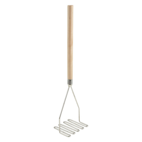 Potato Masher 5.25X24 IN Chrome Plated Square 1/Each
