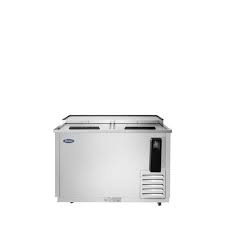 Bottle Cooler 50 IN Stainless Steel Stainless Steel Interior & Exterior 2 Sliding Lids 1/Each