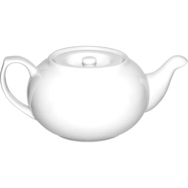 Pacific™ Teapot 25 FLOZ Porcelain Bright White Round 12/Case