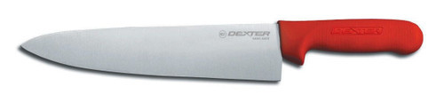 SANI-SAFE® Cook Knife 10 IN Steel Red 1/Each