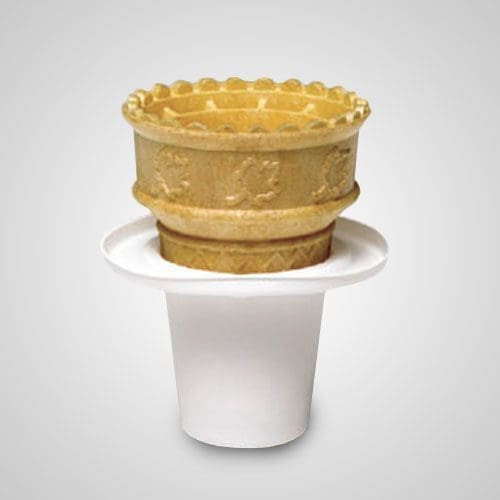 Cone Holder Sleeve Plastic #35 Small Flat 1400/Case