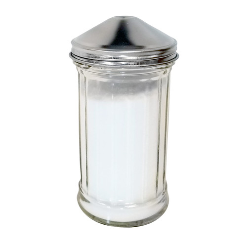 Sugar Shaker 12 OZ PETG Center Hole Top Pour 1/Each