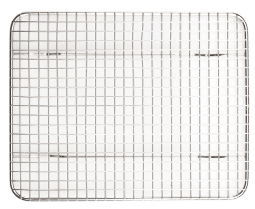 Pan Grate 1/2 Size 8X10 IN 18/8 Stainless Steel Rectangle For Steam Table Pan 1/Each