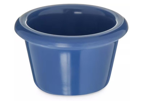 Carlisle Foodservice Products® Ramekin 1.5 OZ Melamine Ocean Blue Smooth 48/Case