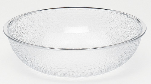 Camwear® Bowl 10 IN 3.2 QT Round Shatter Resistant Pebbled 12 Count/Case