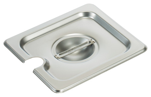 Cover For Steam Table Pan 1/6 Size 18/8 Stainless Steel Slotted 1/Each