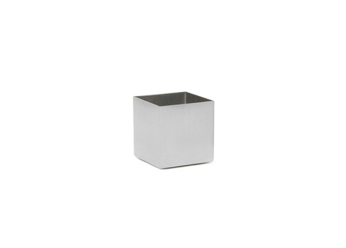 Canvas® Sugar Packet Holder 2.25X2.5 IN 7 OZ Stainless Steel Square Caddy 6/Case