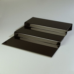 Riser 2 FT Acrylic Black 3-Step 1/Each