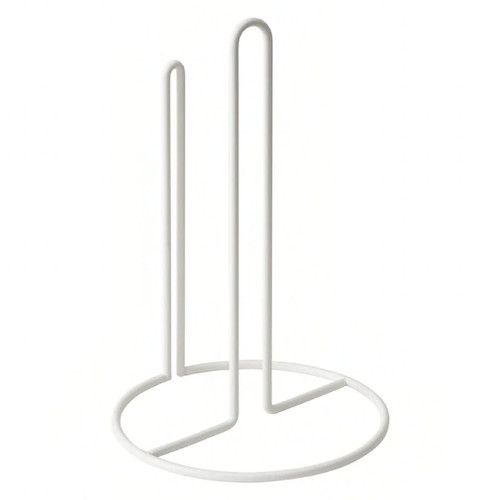 Roll Towel Holder 7.88X7.88X11.75 IN Metal Wire White Fits Up To 7IN DIA x 11IN H Roll Towels 1/Each