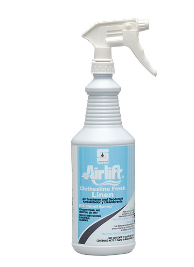 Airlift® Clothesline Fresh® Linen Air Freshener Linen Clear RTU 1 QT 12/Case