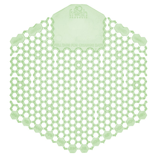 Wave 3D Urinal Screen Herbal Mint Green EVA 7X6.5X0.66 IN 60/Case